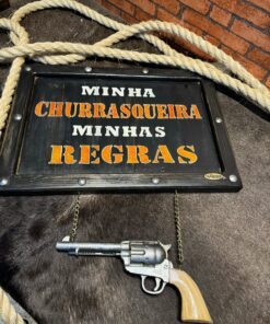 Quadro Minha Churrasqueira Minhas Regras